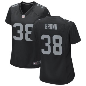 Brittain Brown Las Vegas Raiders Nike Women's Game Jersey - Black