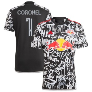 Carlos Coronel  New York Red Bulls adidas 2023 Freestyle Replica Jersey - Black