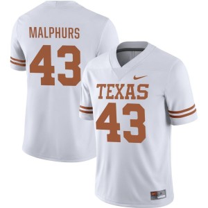 Reed Malphurs Texas Longhorns Nike NIL Replica Football Jersey - White