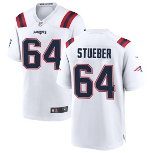 Andrew Stueber New England Patriots Nike Game Jersey - White