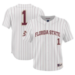 #1 Florida State Seminoles ProSphere Youth Baseball Jersey - White