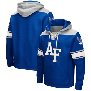 Air Force Falcons Colosseum 2.0 Lace-Up Pullover Hoodie - Royal