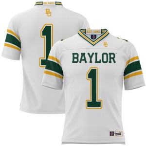#1 Baylor Bears ProSphere Youth Football Jersey - White