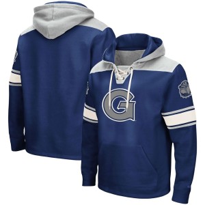 Georgetown Hoyas Colosseum 2.0 Lace-Up Pullover Hoodie - Navy