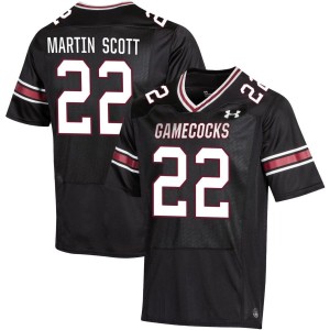 Bam Martin Scott South Carolina Gamecocks Under Armour NIL Replica Football Jersey - Black