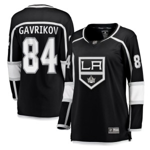 Vladislav Gavrikov Los Angeles Kings Women's Fanatics Branded Home Breakaway Jersey - Black