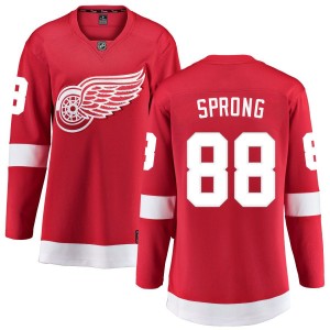 Daniel Sprong Detroit Red Wings Fanatics Branded Women's Home Breakaway Jersey - Red