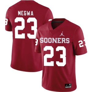 Emeka Megwa Oklahoma Sooners Jordan Brand NIL Replica Football Jersey - Crimson