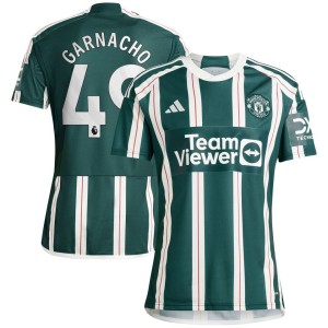 Alejandro Garnacho Manchester United adidas 2023/24 Away Replica Player Jersey - Green