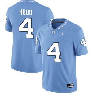 Caleb Hood North Carolina Tar Heels Jordan Brand NIL Replica Football Jersey - Carolina Blue