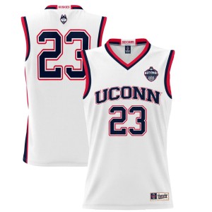 UConn Huskies ProSphere 2023 NCAA Men’s Basketball National Champions Basketball Jersey - White
