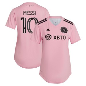 Lionel Messi Inter Miami CF adidas Women's 2023 The Heart Beat Kit Replica Jersey - Pink