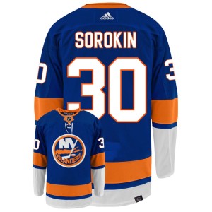 Ilya Sorokin New York Islanders Adidas Primegreen Authentic NHL Hockey Jersey