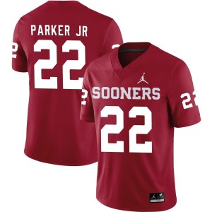 Daniel Parker Jr Oklahoma Sooners Jordan Brand NIL Replica Football Jersey - Crimson