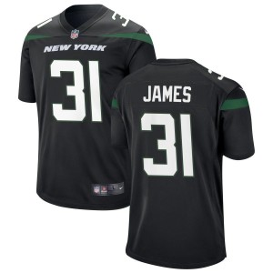 Craig James New York Jets Nike Alternate Game Jersey - Stealth Black