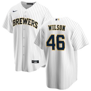 Bryse Wilson Milwaukee Brewers Nike Alternate Replica Jersey - White