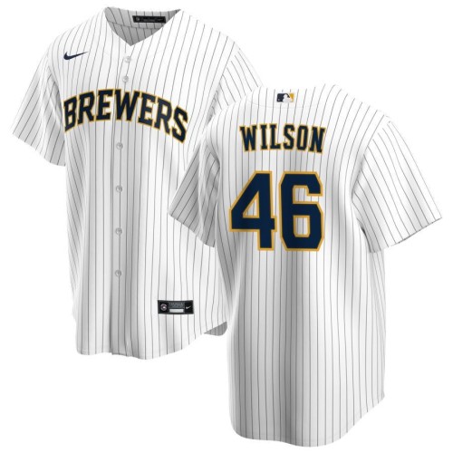 Bryse Wilson Milwaukee Brewers Nike Alternate Replica Jersey - White