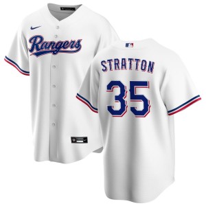 Chris Stratton Texas Rangers Nike Home Replica Jersey - White