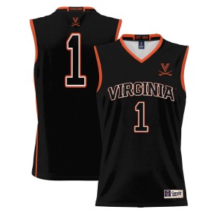#1 Virginia Cavaliers ProSphere Basketball Jersey - Black