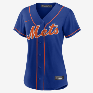 MLB New York Mets (Justin Verlander) Women's Replica Baseball Jersey - Rush Blue