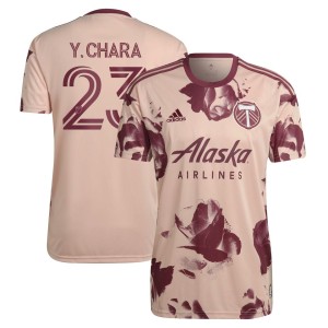 Yimmi Chara Portland Timbers adidas 2022 Heritage Rose Kit Replica Player Jersey - Pink