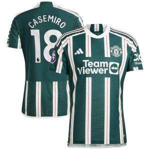 Casemiro Manchester United adidas 2023/24 Away Authentic Player Jersey - Green
