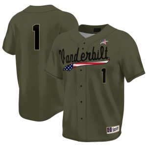 Vanderbilt Commodores ProSphere Youth Military Appreciation Baseball Jersey - Olive