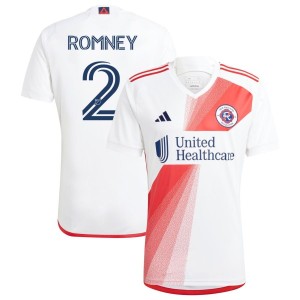 Dave Romney New England Revolution adidas 2023 Defiance Replica Jersey - White