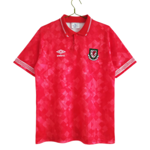 Wales Home Jersey 1990 1992 Retro