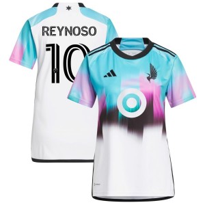 Emanuel Reynoso Minnesota United FC adidas Women's 2023 The Northern Lights Kit Replica Jersey - White