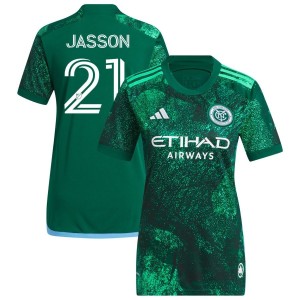 Andres Jasson  New York City FC adidas Women's 2023 The Parks Replica Jersey - Green