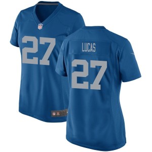 Chase Lucas Detroit Lions Nike Women's Throwback Game Jersey - Blue