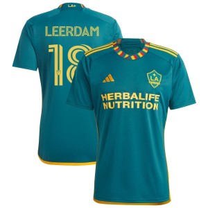 Kelvin Leerdam LA Galaxy adidas 2023 LA Kit Replica Jersey - Green