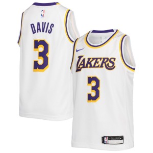 Anthony Davis Los Angeles Lakers Nike Youth 2020/21 Swingman Jersey - Association Edition - White