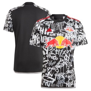 New York Red Bulls adidas Youth 2023 Freestyle Replica Jersey - Black