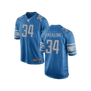 Alex Anzalone Detroit Lions Nike Youth Team Color Game Jersey - Blue