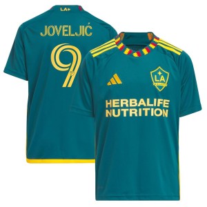 Dejan Joveljic LA Galaxy adidas Youth 2023 LA Kit Replica Player Jersey - Green