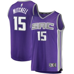 Davion Mitchell Sacramento Kings Fanatics Branded 2021/22 Fast Break Replica Jersey - Icon Edition - Purple