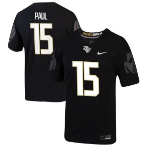 Isaiah Paul UCF Knights Nike NIL Replica Football Jersey - Black
