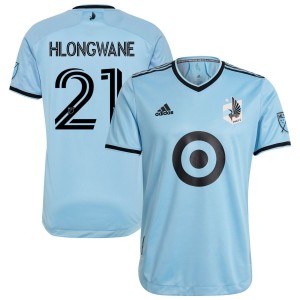 Bongokuhle Hlongwane Minnesota United FC adidas 2021 The River Kit Authentic Jersey - Light Blue