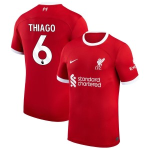 Thiago Alcantara Thiago  Liverpool Nike 2023/24 Home Replica Jersey - Red