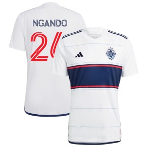 JC Ngando Vancouver Whitecaps FC adidas 2023 Bloodlines Replica Jersey - White