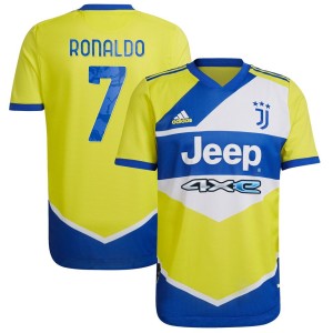 Cristiano Ronaldo Juventus adidas 2021/22 Third Authentic Player Jersey - Yellow