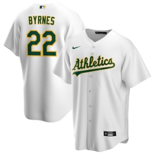 Eric Byrnes Oakland Athletics Nike Home RetiredReplica Jersey - White