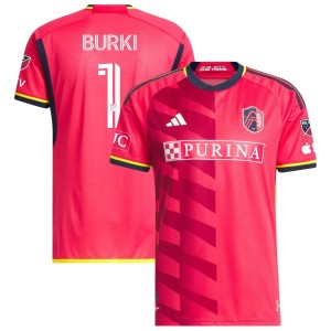 Roman Burki St. Louis City SC adidas 2023 CITY Kit Authentic Jersey - Red