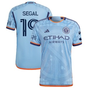 Gabe Segal New York City FC adidas 2023 The Interboro Kit Authentic Jersey - Light Blue