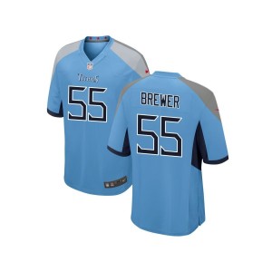 Aaron Brewer Tennessee Titans Nike Youth Alternate Game Jersey - Light Blue