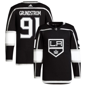 Carl Grundstrom Los Angeles Kings adidas Home Primegreen Authentic Pro Jersey - Black