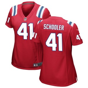 Brenden Schooler New England Patriots Nike Women's Alternate Jersey - Red