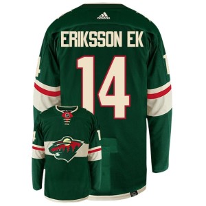 Joel Eriksson Ek Minnesota Wild Adidas Primegreen Authentic NHL Hockey Jersey